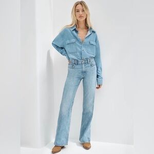 Aritzia Denim Forum The Marianne Flare Jeans